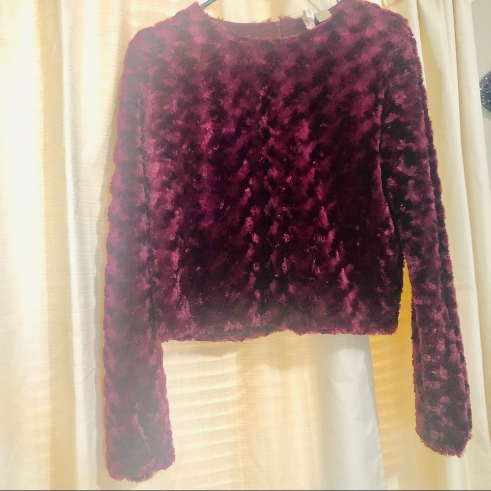 H&M purple sweater